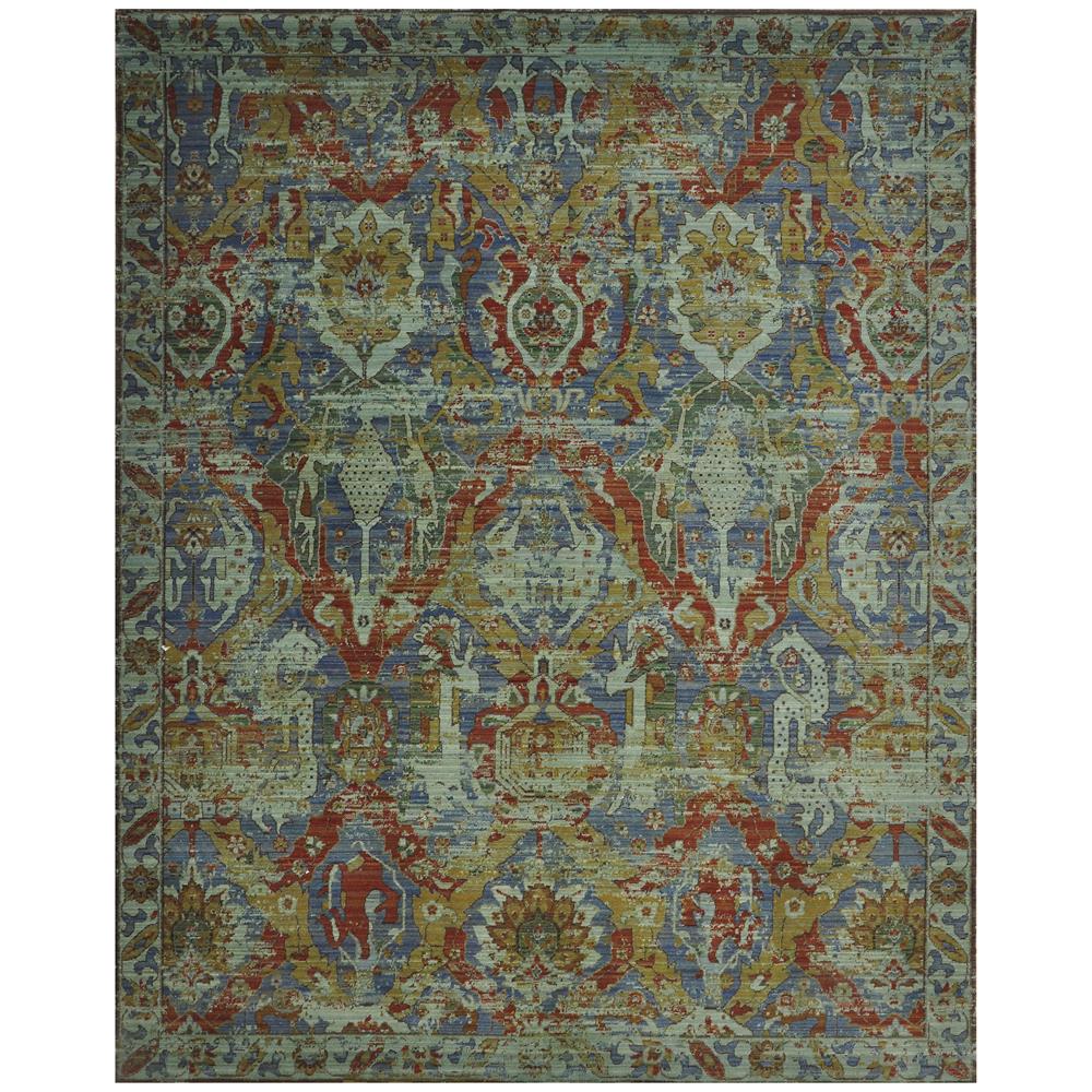Nourison TML09 Timeless 7 Ft. 9 In. X 9 Ft. 9 In. Rectangle Rug in Turquoise